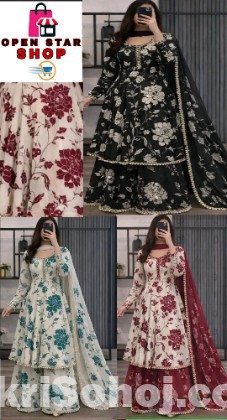 Golap Gown Three Piece Nice colour